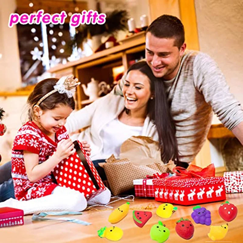Kawaii mochi squishy toy party favor pack — cute mini squishies
