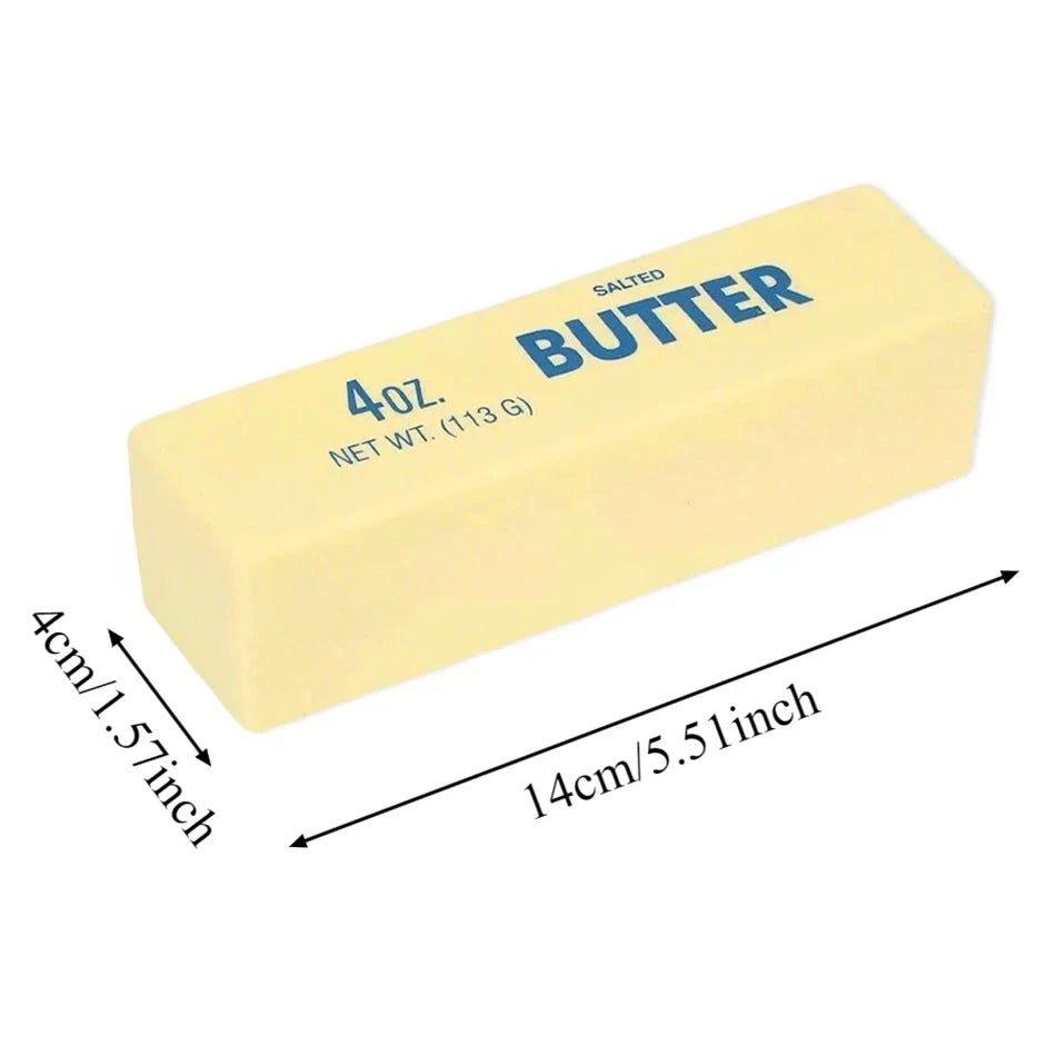 Strawberry butter stress relief squishy toy — slow rising butter bar