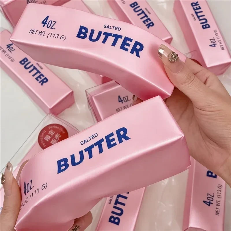 Strawberry butter stress relief squishy toy — slow rising butter bar