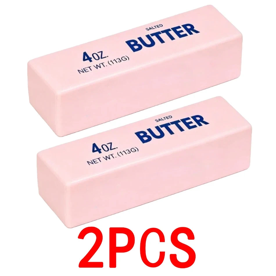 Strawberry butter stress relief squishy toy — slow rising butter bar