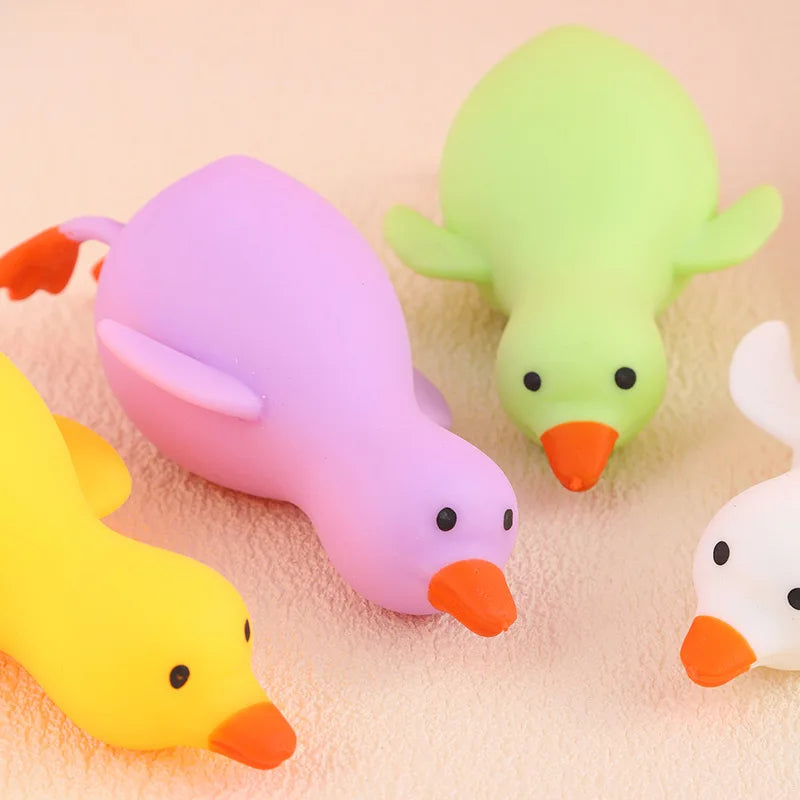 Jumbo Kawaii Duck Squishy — Extra Large Stretchy Stress Toy