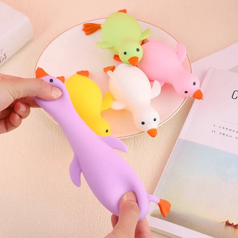 Jumbo Kawaii Duck Squishy — Extra Large Stretchy Stress Toy
