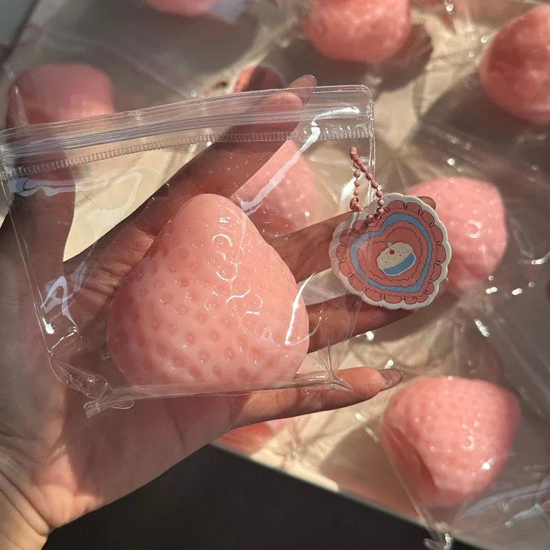 Strawberry Taba Squishy — Ultra-Soft Slow Rebound Stress Toy