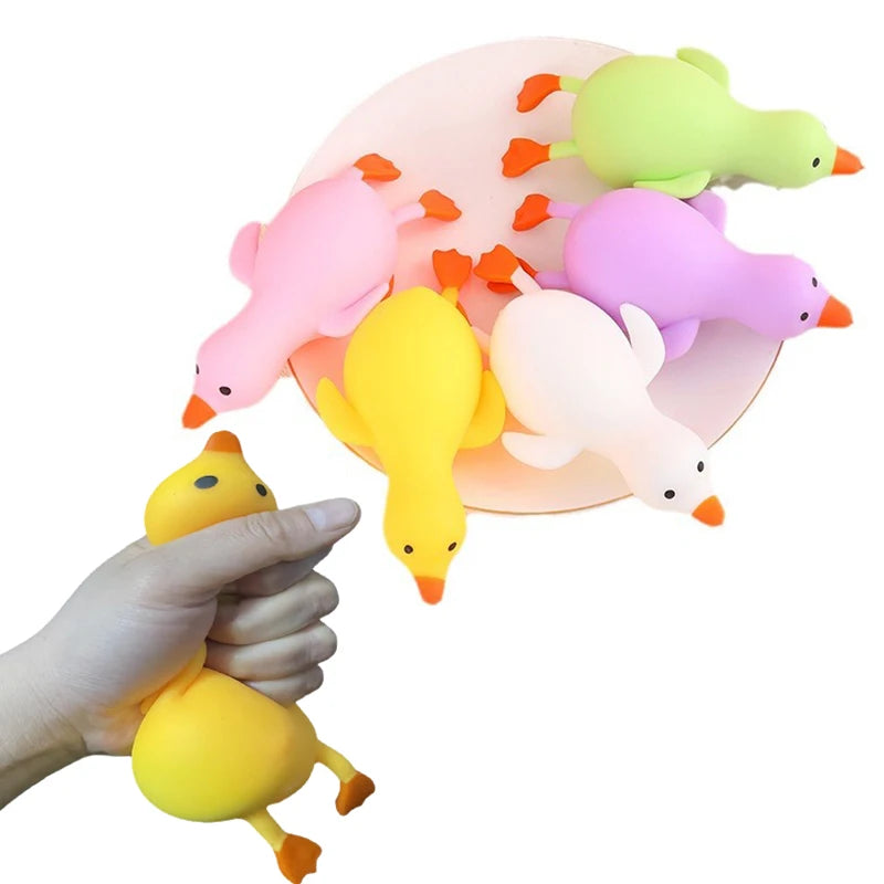 Jumbo Kawaii Duck Squishy — Extra Large Stretchy Stress Toy