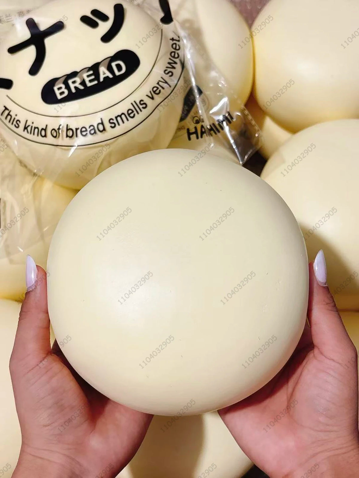 Giant Milk Bun Squishy — Moist Slow Rising Jumbo Bread Toy
